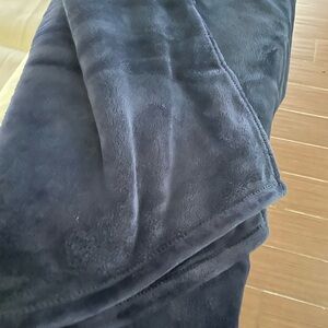 Kate Spade Midnight Blue Plush Blanket